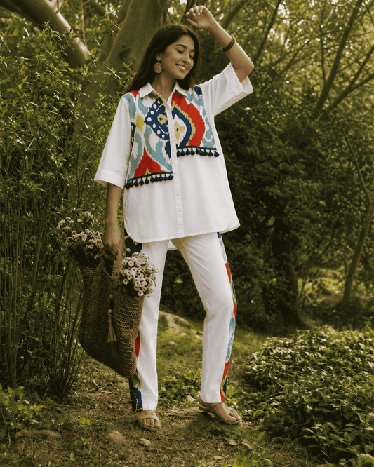 Ikat Breeze Printed Co-Ord Set