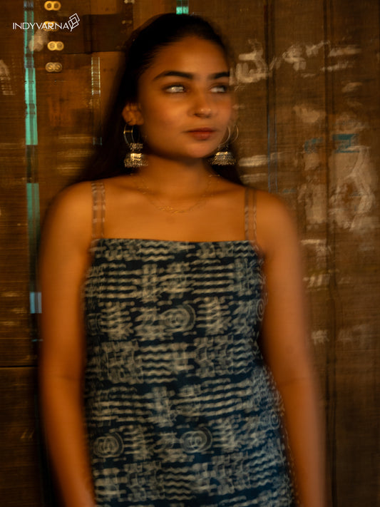 Blue Roots Cami Strap Kurti