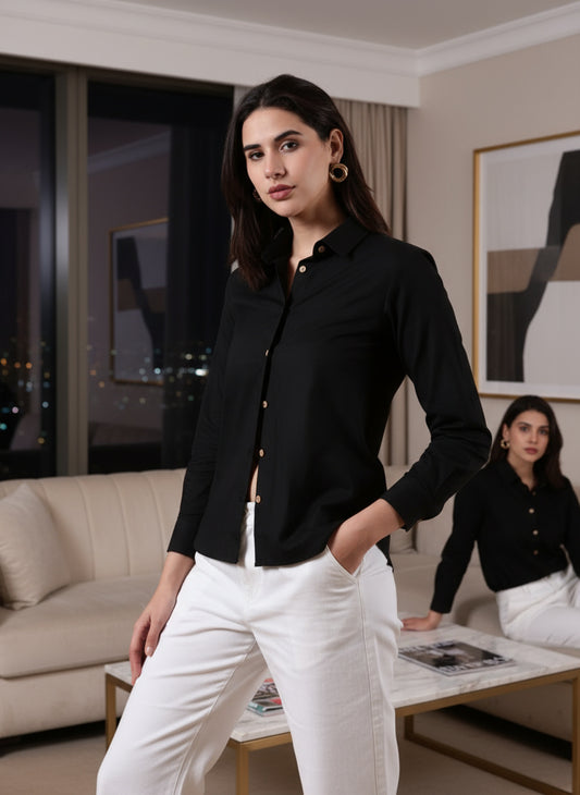 THE FLIPBACK REBEL EDIT -Structured in front. Story at the back - Midnight Black