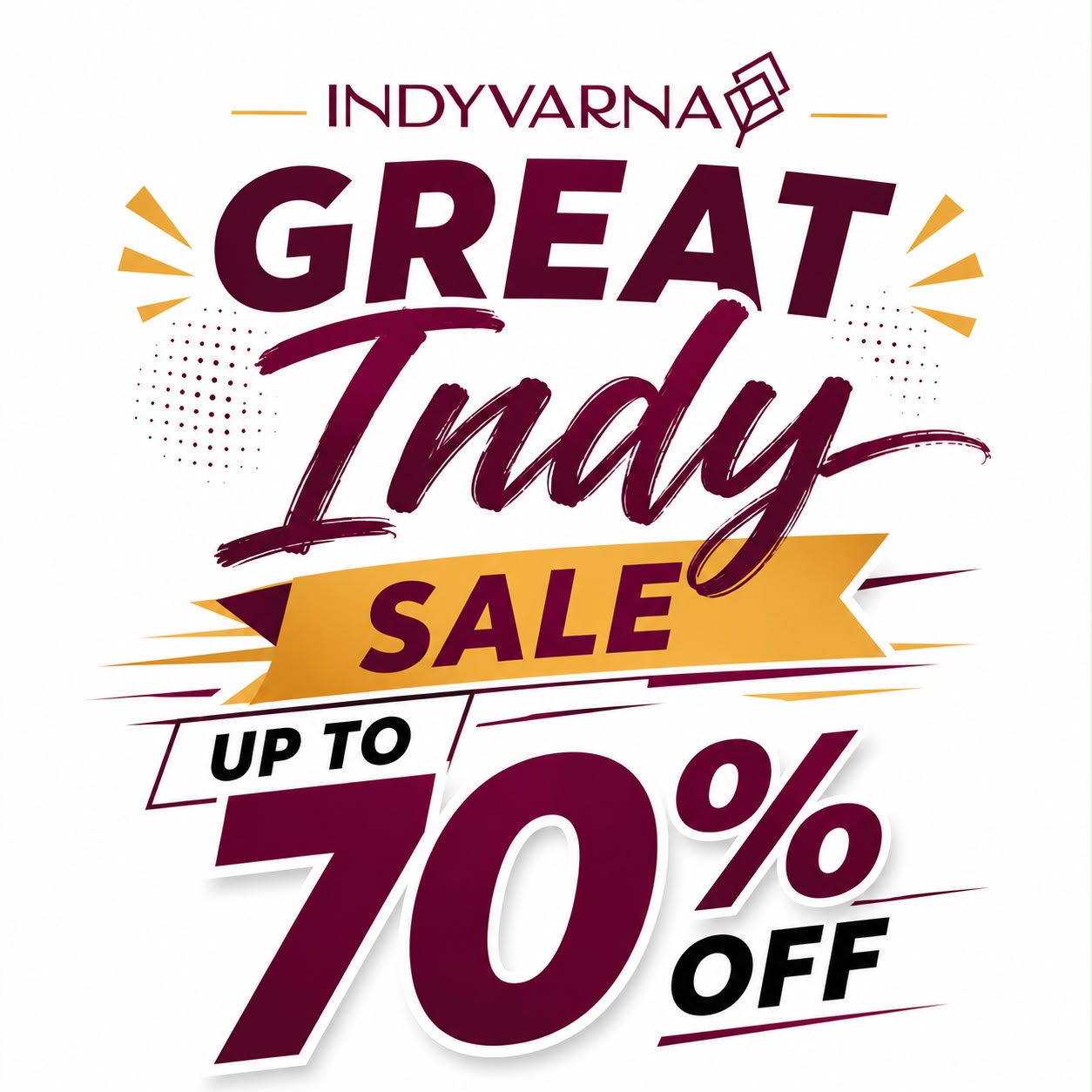 GREAT INDY SALE