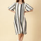 Cotton A-Line Midi Dress Handloom | Breathable Comfort | Everyday Style
