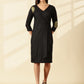 Black Mandala Workwear Dress
