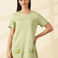 Sage Blossom Pocket Dress