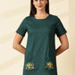 Sage Blossom Pocket Dress