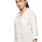 White Double Layered Trendy Cotton Top