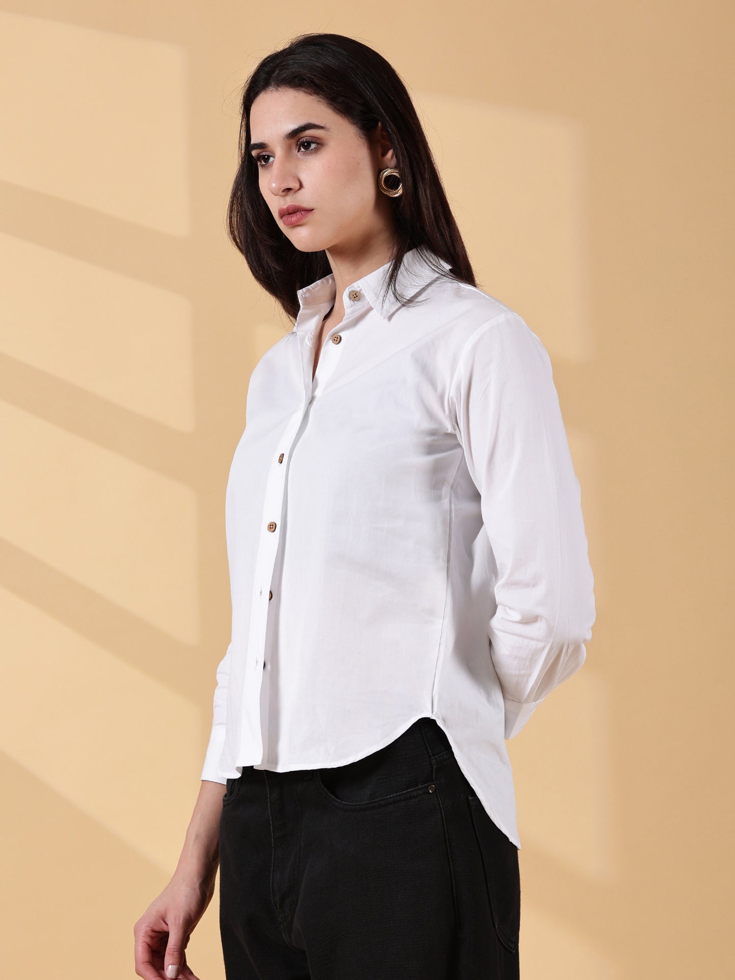 THE FLIPBACK REBEL EDIT -Structured in front. Story at the back - Cloud White