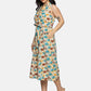 Abstract Print Shirt Dress