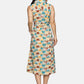 Abstract Print Shirt Dress