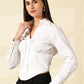 White Spread Collar Shirt
