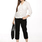 White Double Layered Trendy Cotton Top