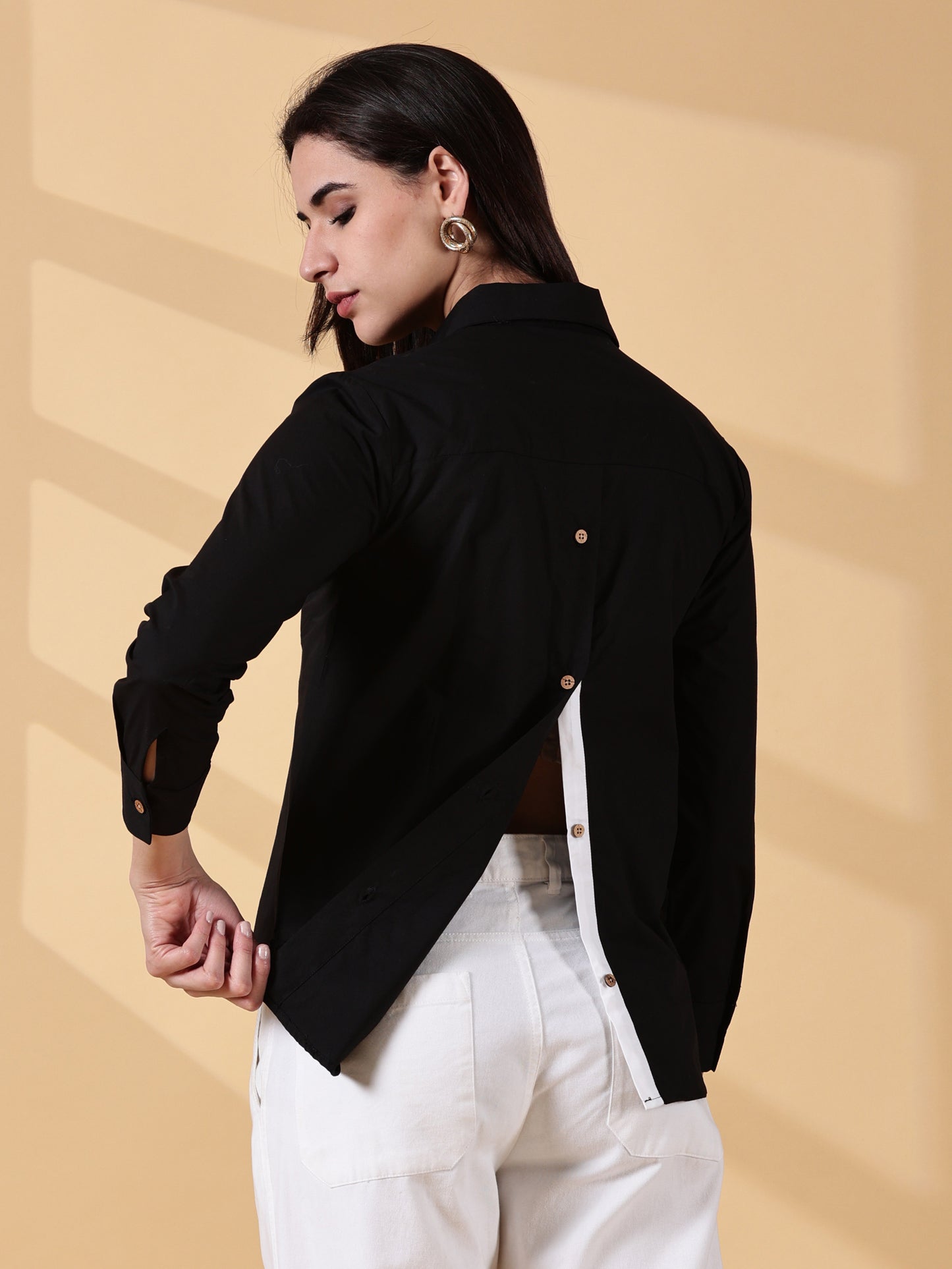 THE FLIPBACK REBEL EDIT -Structured in front. Story at the back - Midnight Black