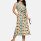Abstract Print Shirt Dress