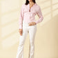 Baby Pink Spread Collar Shirt