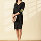 Black Mandala Workwear Dress