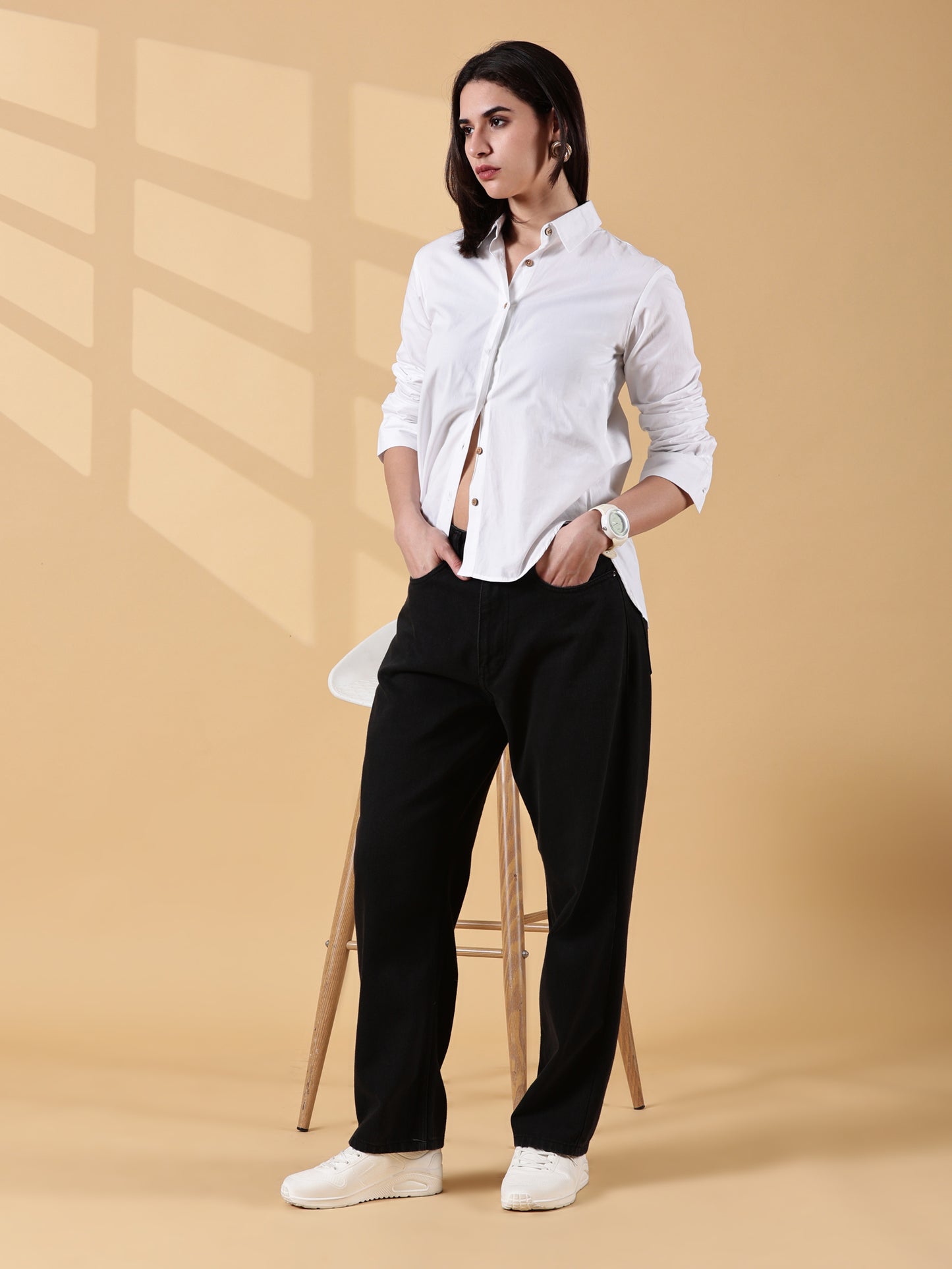 THE FLIPBACK REBEL EDIT -Structured in front. Story at the back - Cloud White