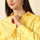Butter yellow Spread Collar Shirt