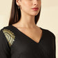Black Mandala Workwear Dress