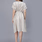 Women's White Cotton Kaftan Dress