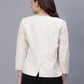 Open Front Blazer-Black & White -Effortless Power. Everyday Elegance.