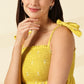 Blush Handwoven Tie-Strap Dress-Marigold