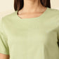 Sage Blossom Pocket Dress