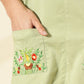 Sage Blossom Pocket Dress