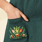Sage Blossom Pocket Dress