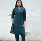 Deep Teal Kurta Set