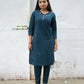 Deep Teal Kurta Set