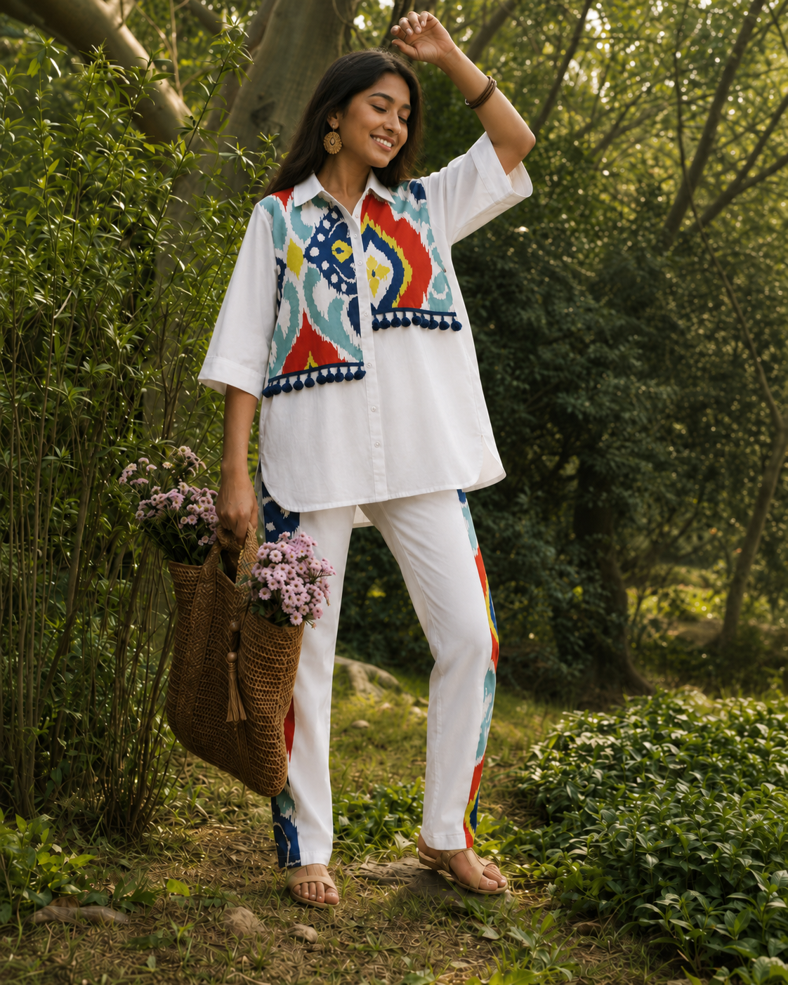 Ikat Breeze Printed Co-Ord Set