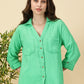 Trendy Cotton Top-Green