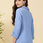 Trendy Cotton Top-Sky Blue