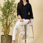 Trendy Cotton Top-Navy Blue