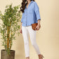 Trendy Cotton Top-Sky Blue