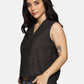 Cotton Triangle Gray Colour Top