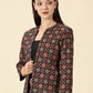Open Front Blazer-Handblock Ajrak