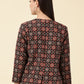Open Front Blazer-Handblock Ajrak