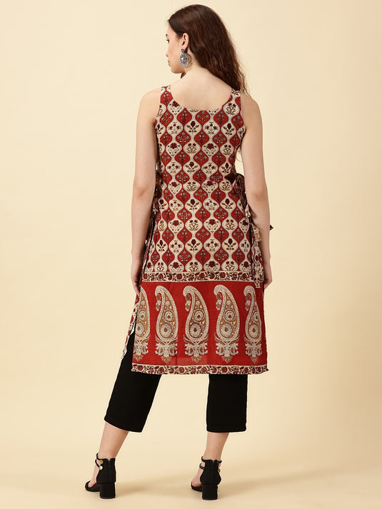 Indyvarna Side Slit Kurta