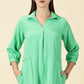 Summer Shirt Dress-Green