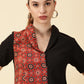 Ajrak Printed Cotton Wrap Dress