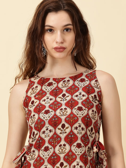 Indyvarna Side Slit Kurta