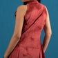 Crimson Red Tie-Dye Handloom Tunic
