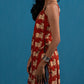 Side-Slit Cotton Kurta Red