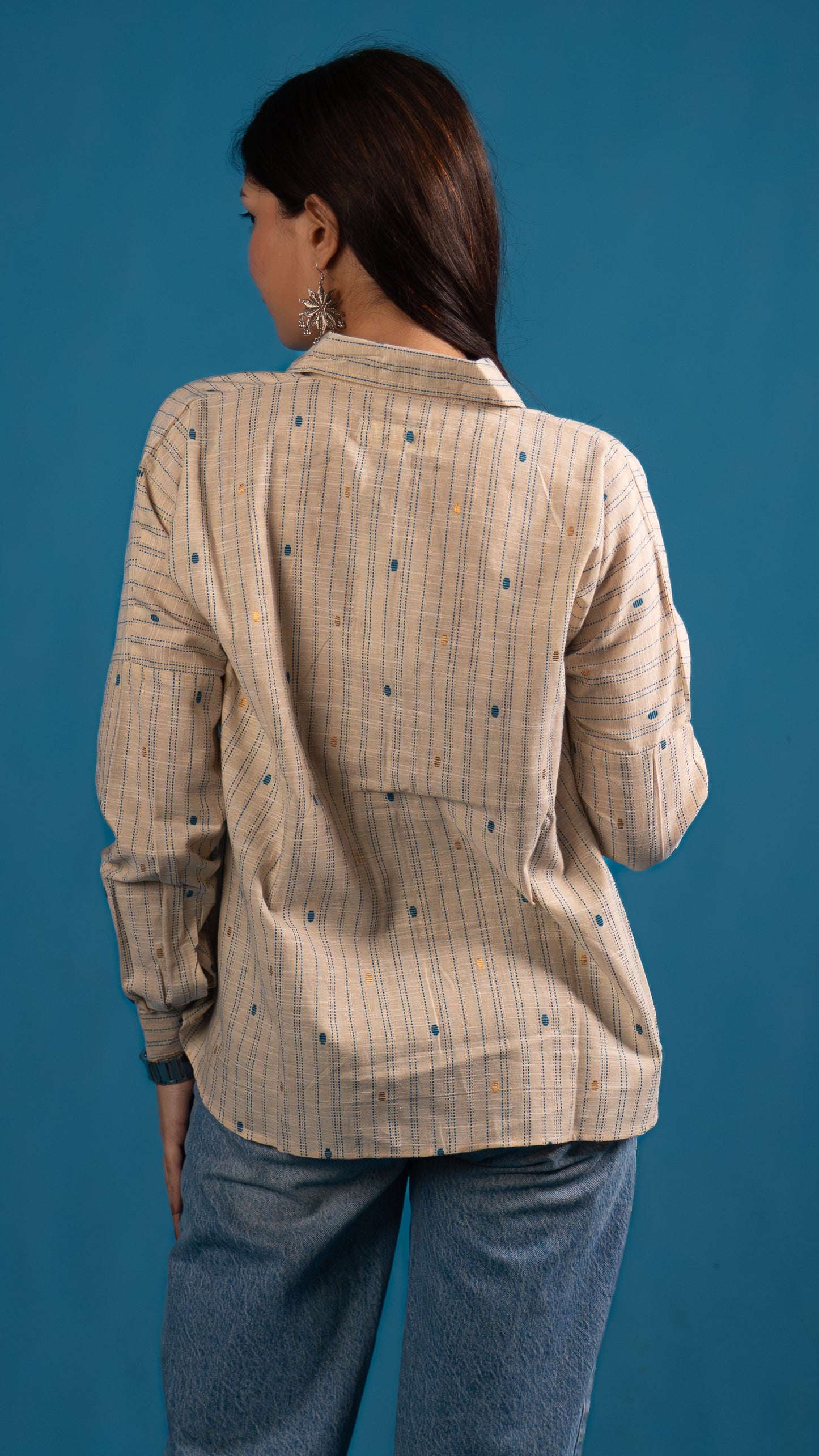 Sandstone Stripe Handloom Shirt