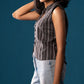Halter neck vest top