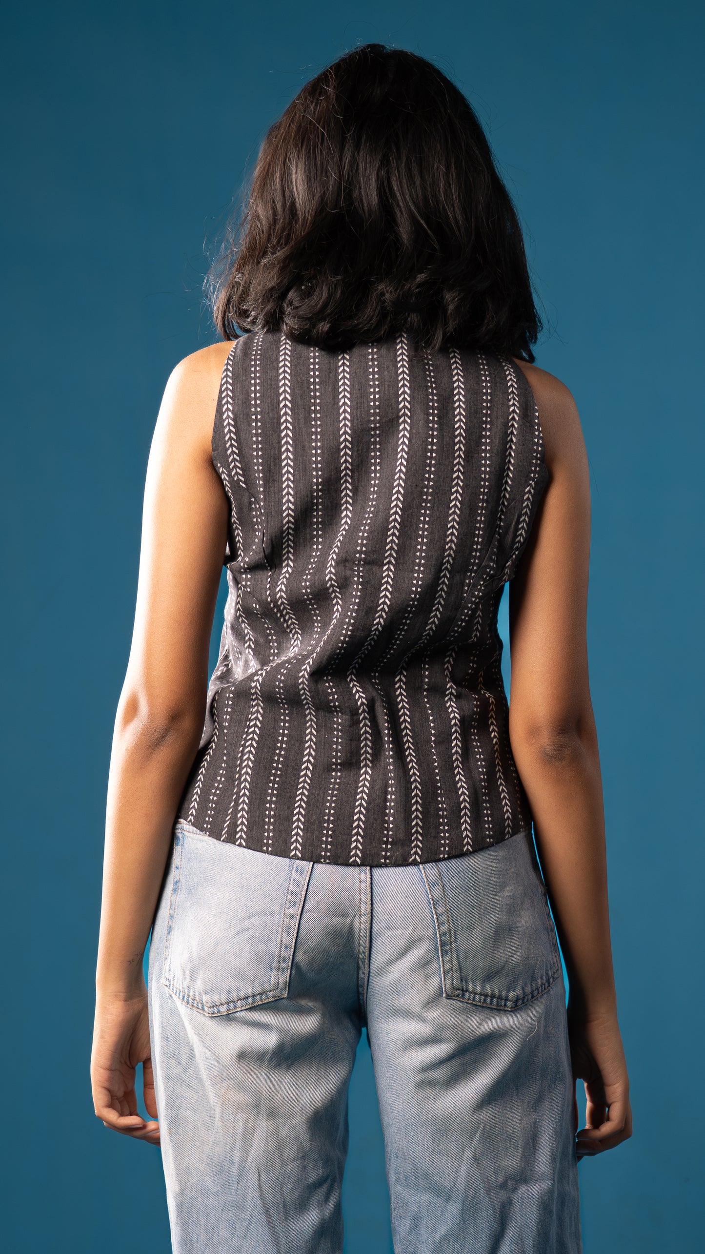 Halter neck vest top