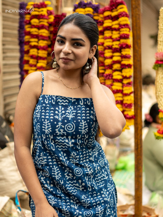Blue Roots Cami Strap Kurti