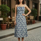 Pure Cotton Organic Block Printed Slip Dress – Indigo Blue