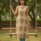 Side-Slit Cotton Kurta -Organic Brown