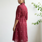 A Line Midi Dress -Marron Magic